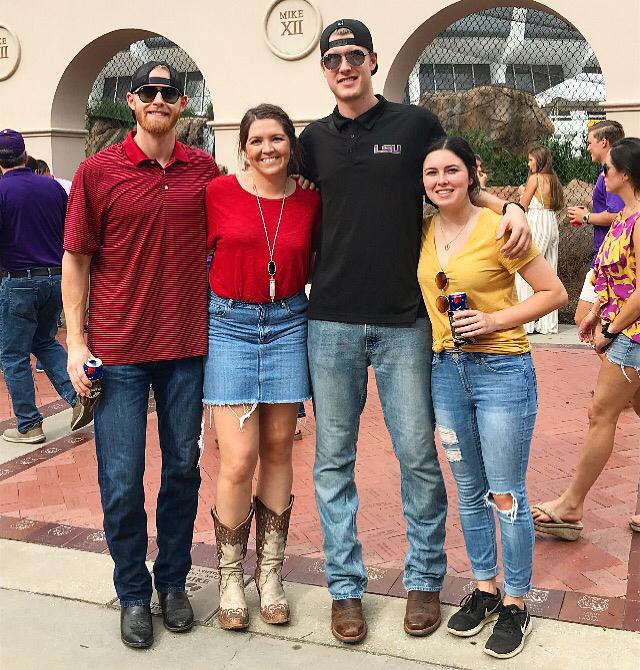 Steph & Austin visiting Aaron & Kelly for the Ol' Miss vs LSU game!