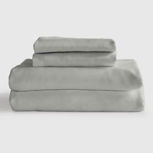 Queen Size, Eucalyptus Color - Organic Bamboo Viscose Sheet Set - Color Eucalyptus, Queen