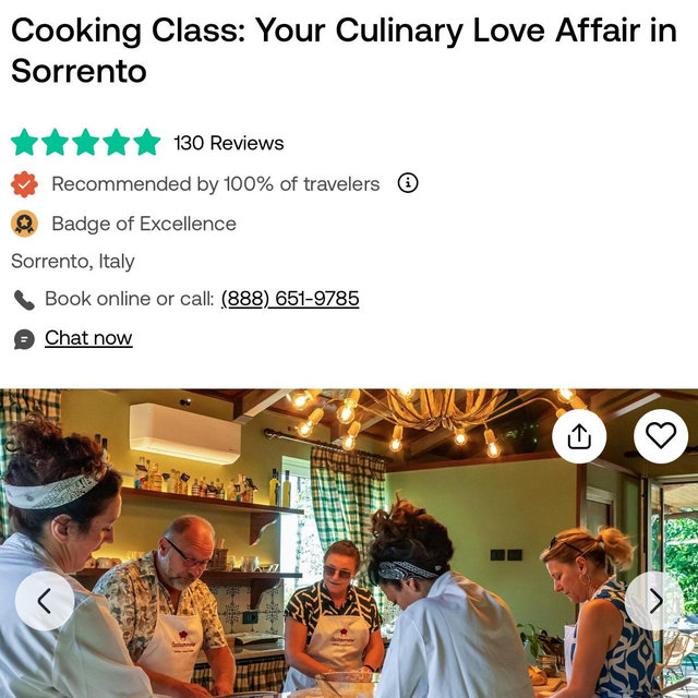 Cooking class in Sorrento, Italy during our honeymoon!