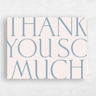 Multi-Colored Wedding Thank You - Josephine Landscape