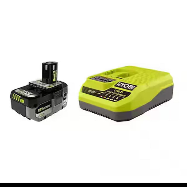 RYOBI ONE+ 18V HIGH PERFORMANCE Starter Kit with 4.0 Ah Battery and Charger PSK014