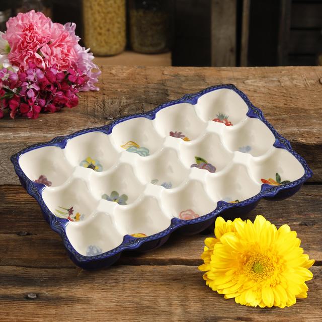 The Pioneer Woman Celia Stoneware Egg Holder