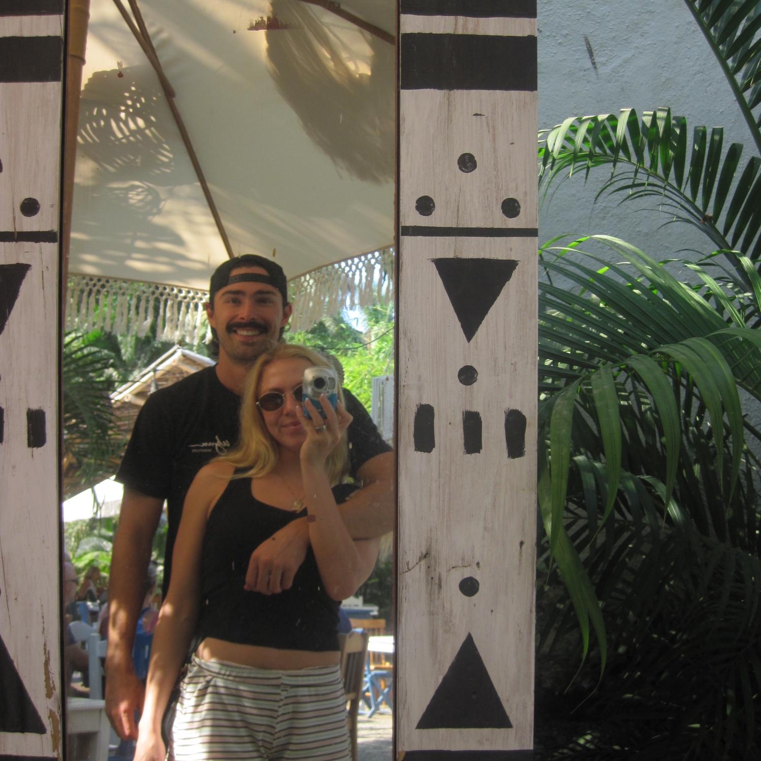 Just hours before getting engaged. Sayulita, Mexico