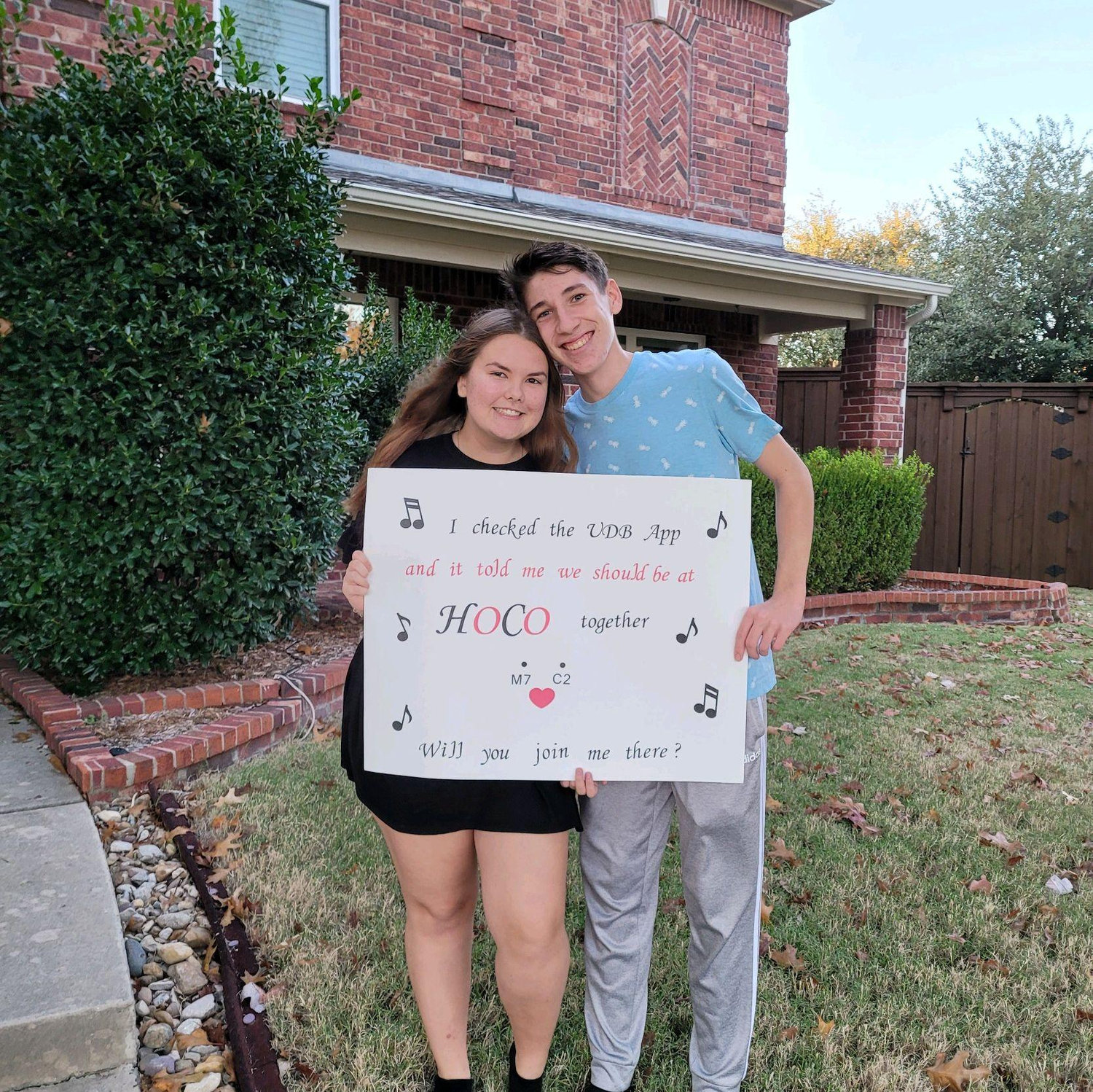 Of course we needed a band hoco proposal