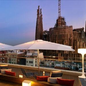 Tarde en la Terraza del Sercotel Rosellón