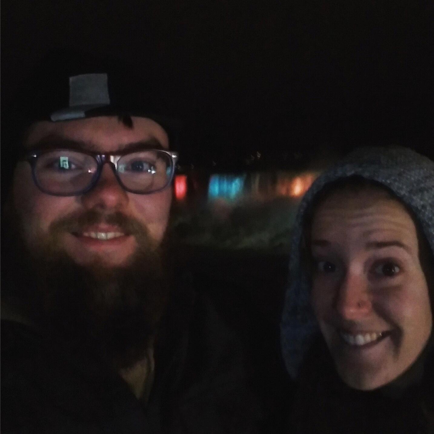 Niagara Falls by night