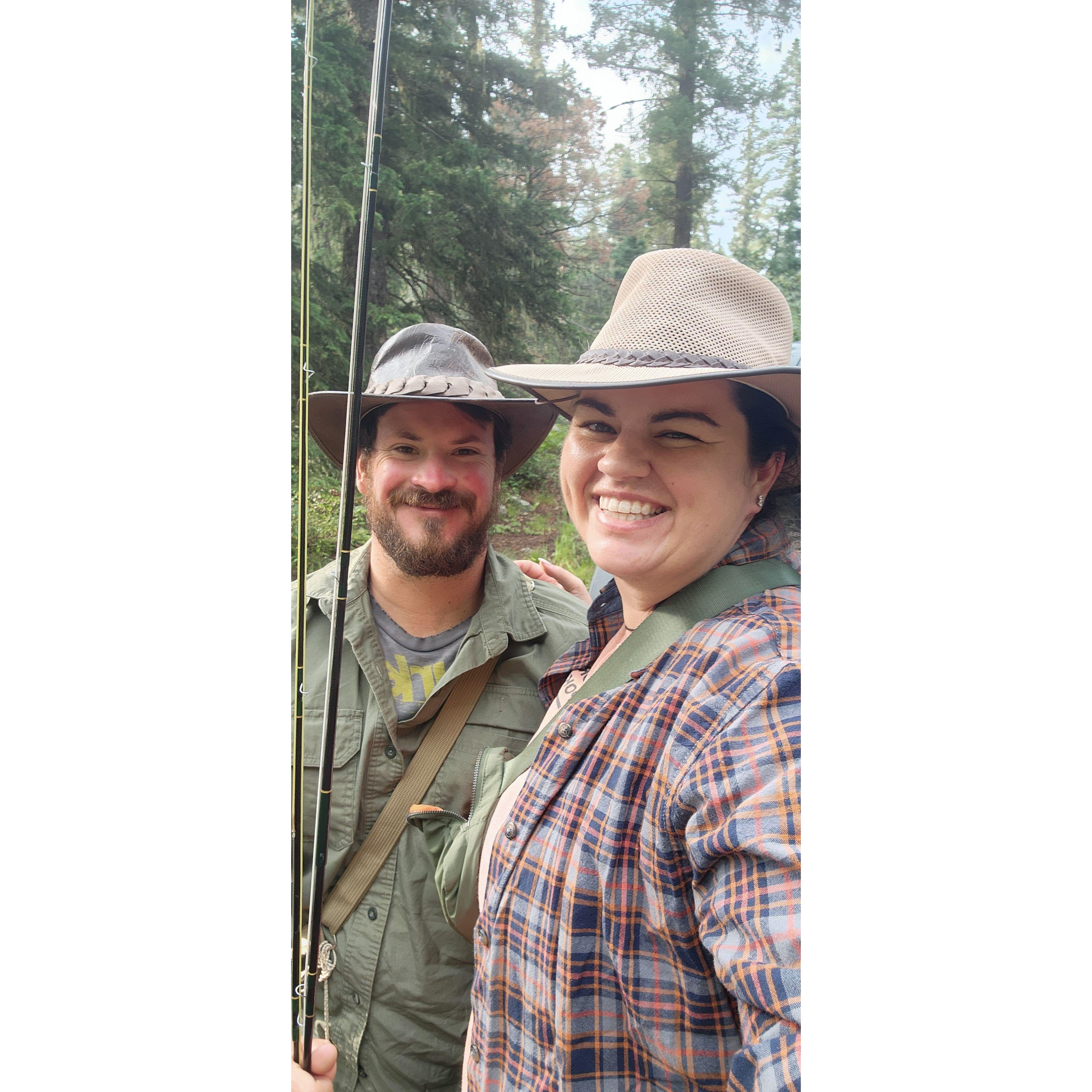 Fly fishing in Colorado.