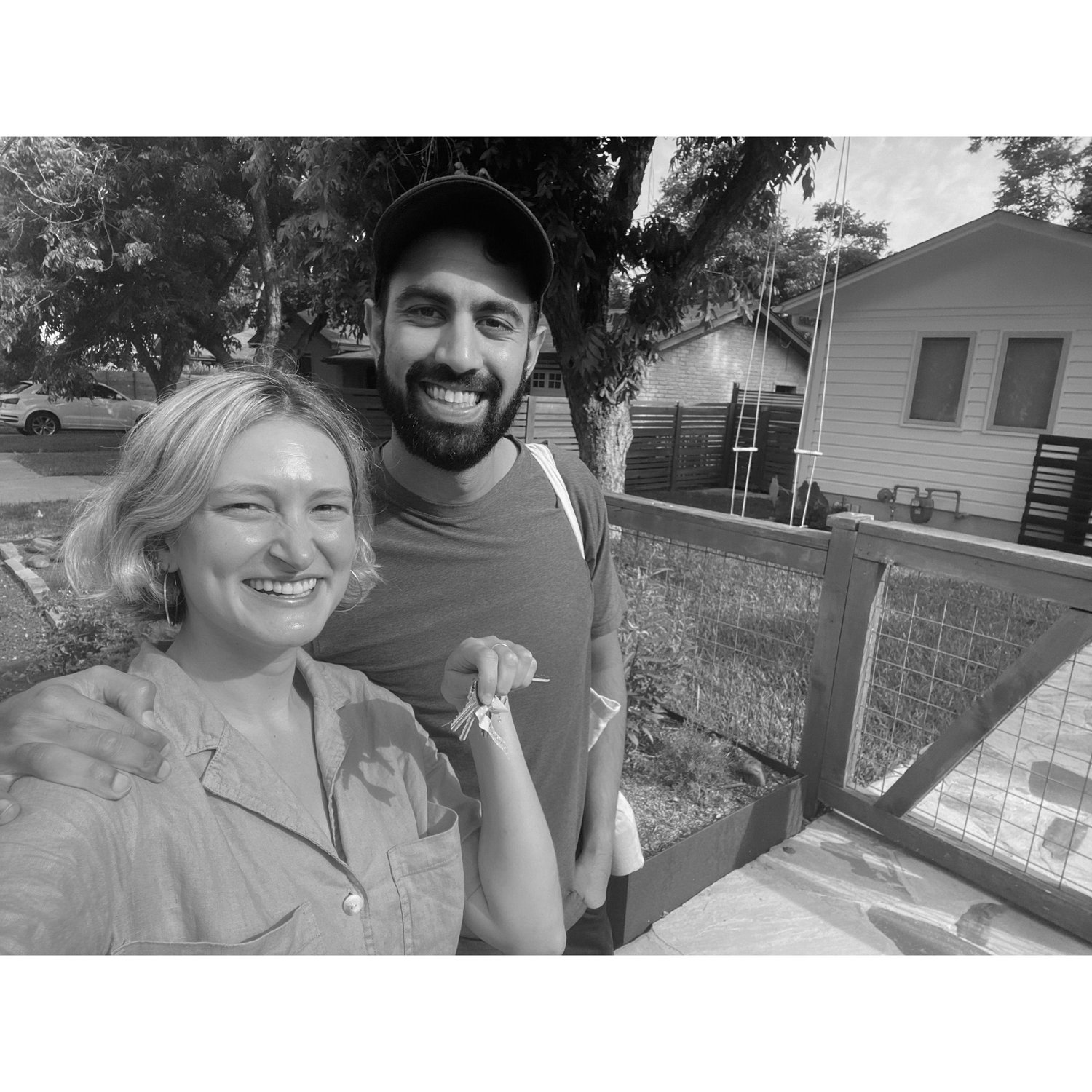 The day we bought our first home together