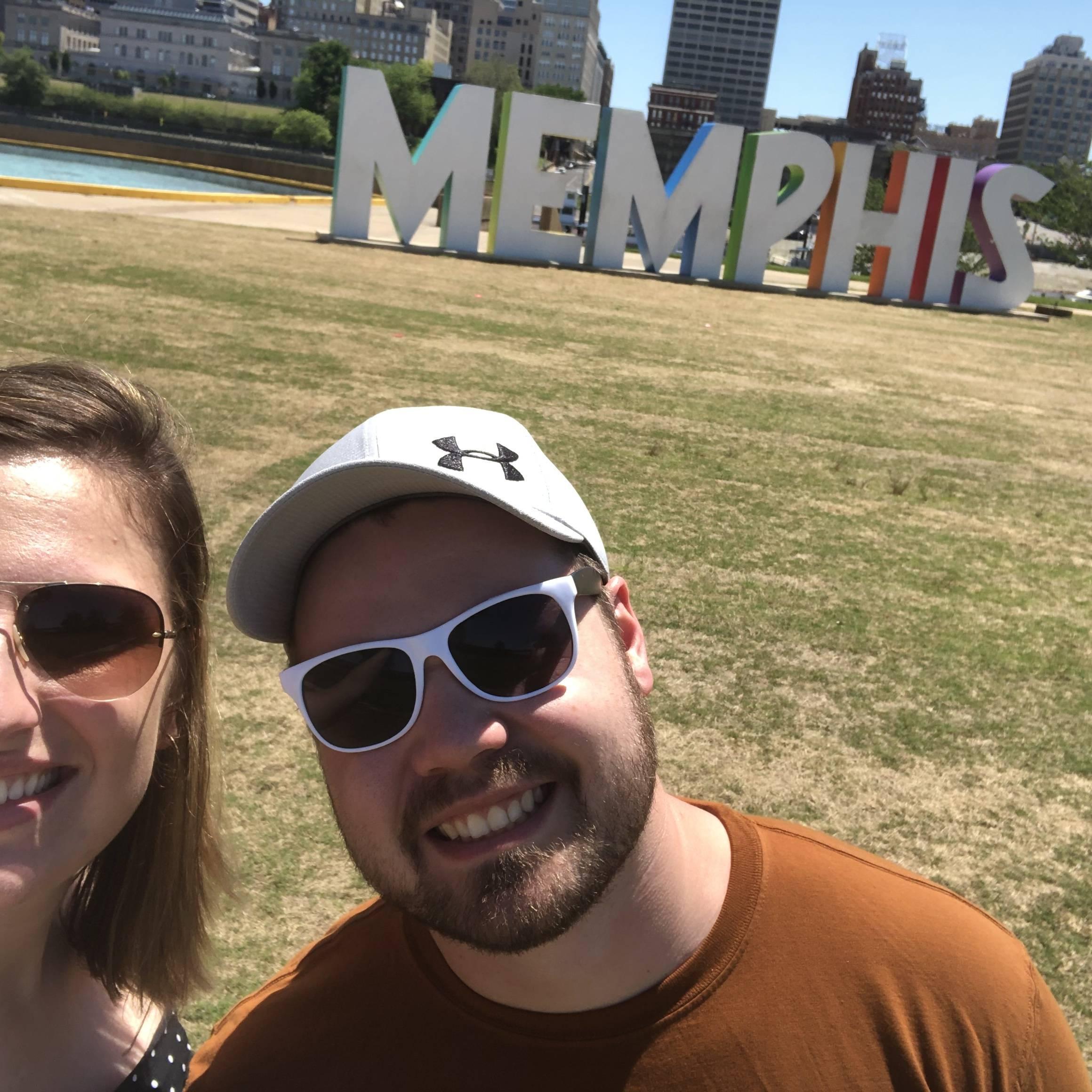 Exploring Memphis after Colin moved!