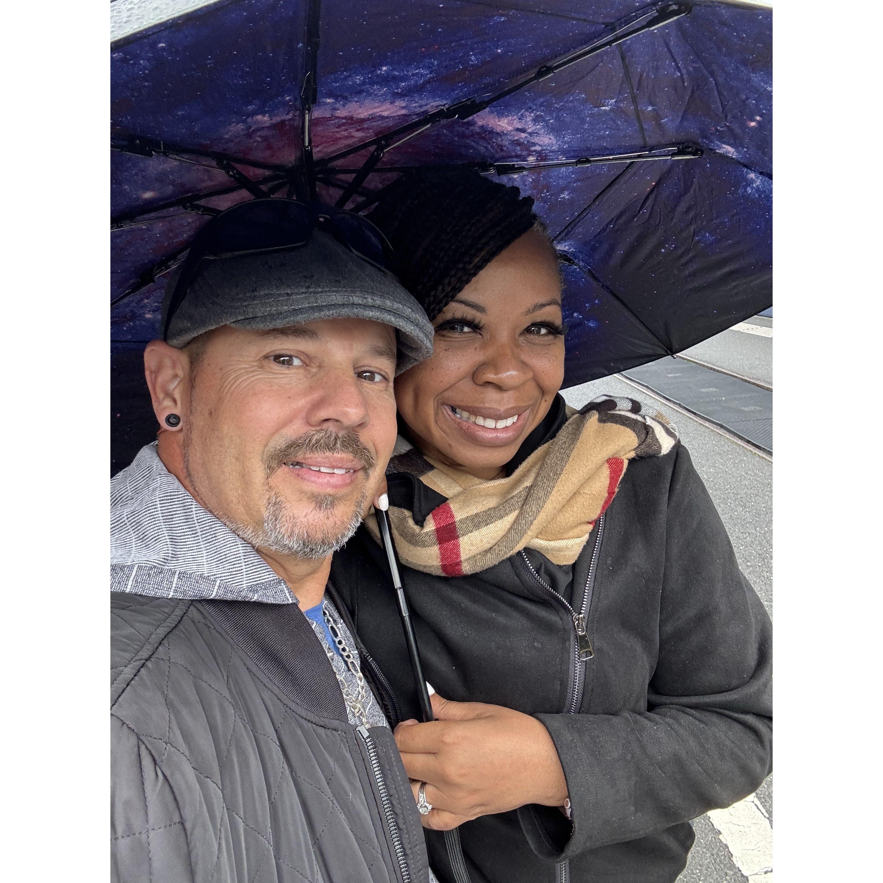 Rainy day in Switzerland