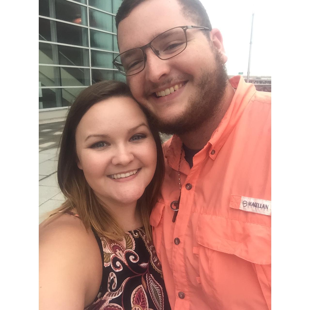 He took me to a concert of my favorite artist. A memory I will never forget!