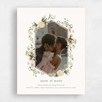 Beige Wedding Save the Date - Cordova Photo