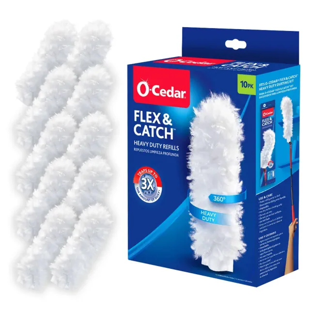 O-Cedar Flex & Catch Refills - 10ct: Multipurpose, Multi-Surface, Unscented