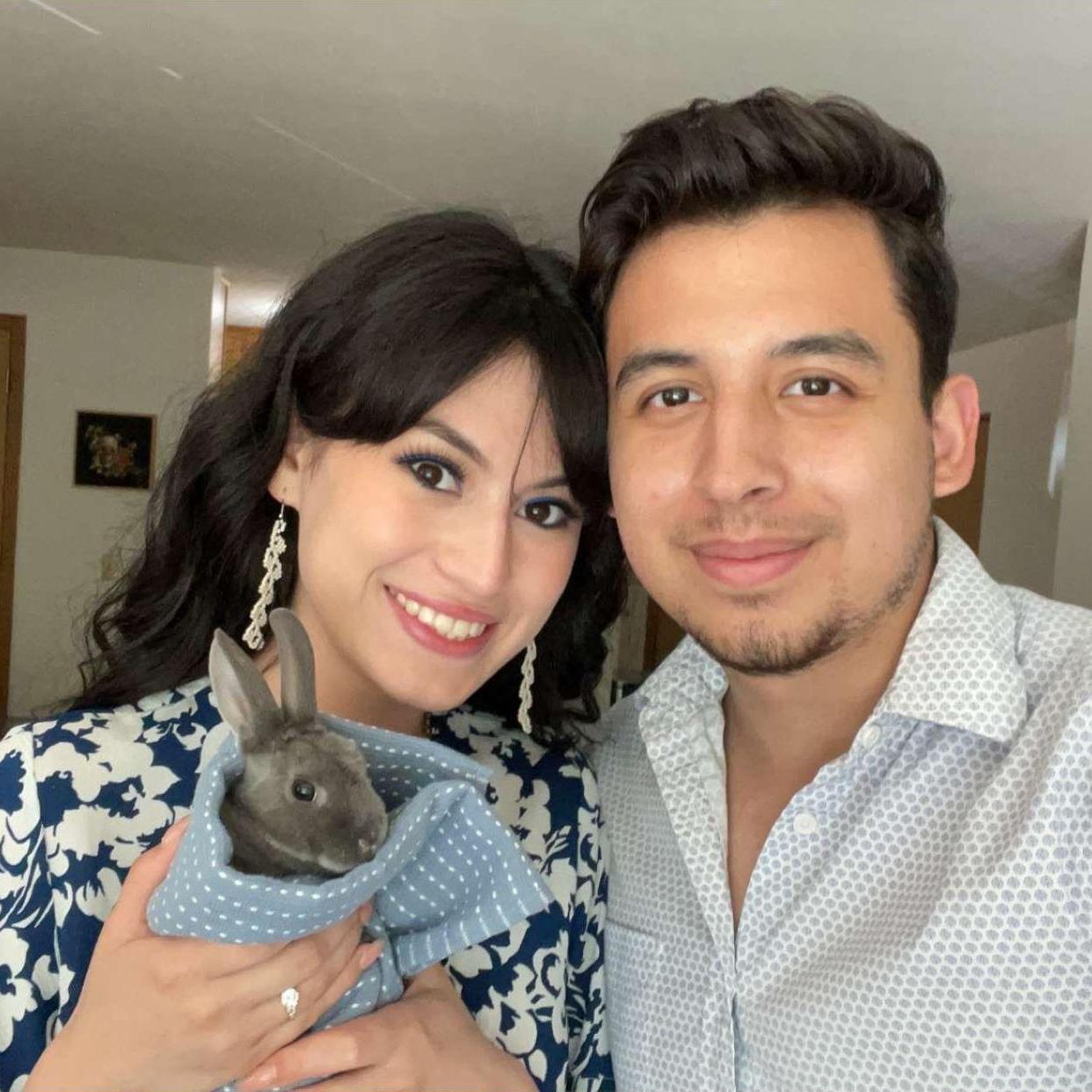 When we got our bunny, Domas