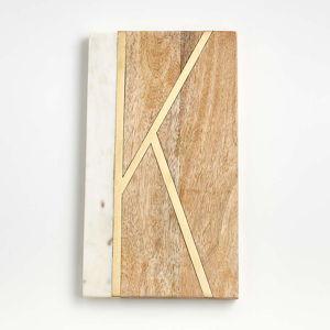 "K" Monogrammed Serving Board + Reviews | Crate & Barrel