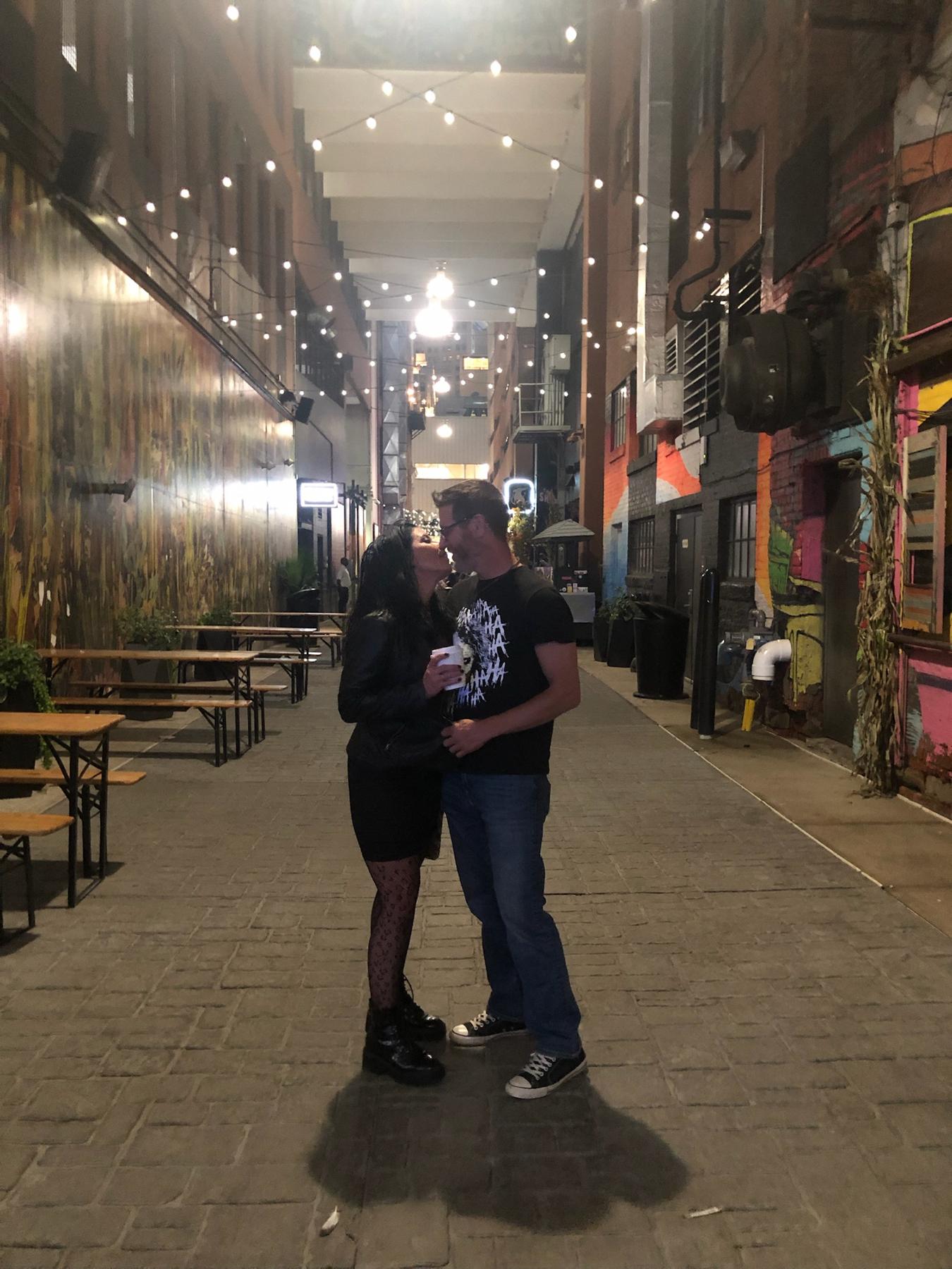 Walking through Detroit, stopped for a quick recreated pic😍