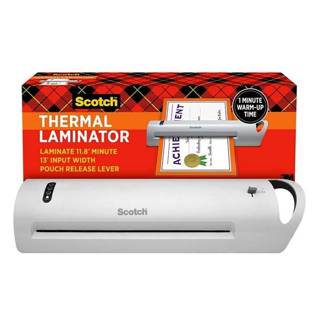 Scotch Thermal Laminator, Extra Wide 13 Inch Input, Ideal for Teachers, Small Offices, or Home (TL1302Z)