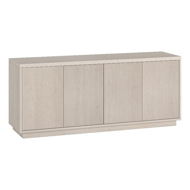 Henn&Hart 57.13" Alder White MDF TV Stand
