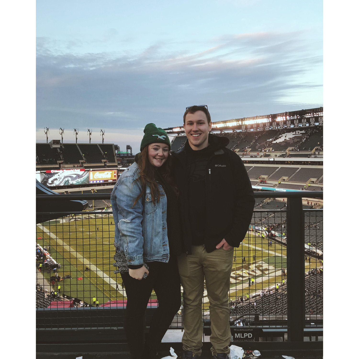 December 2018 - Philly to see Connor's favorite Eagles!