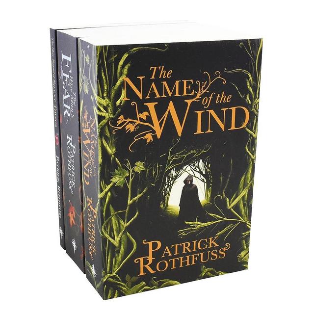 Kingkiller Chronicle Patrick Rothfuss Collection 3 Books Set (The Wise Man's Fear, The Slow Regard of Silent Things, The Name of the Wind)