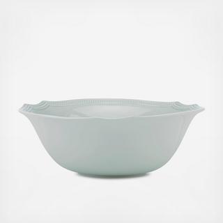 French Perle Bead Serving Bowl