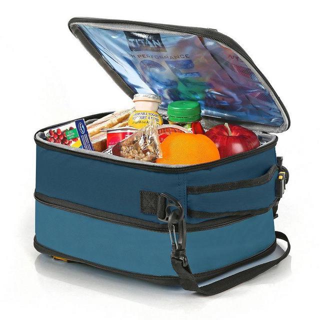 Arctic Zone Titan Deep Freeze Expandable Lunch Bag with Ice Walls - Atlantic Blue