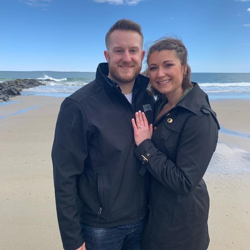 "She said Yes" Announcement Photo