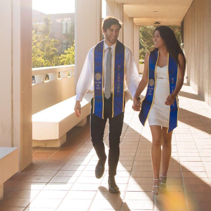 Graduating from UCI together  (June 2018)
