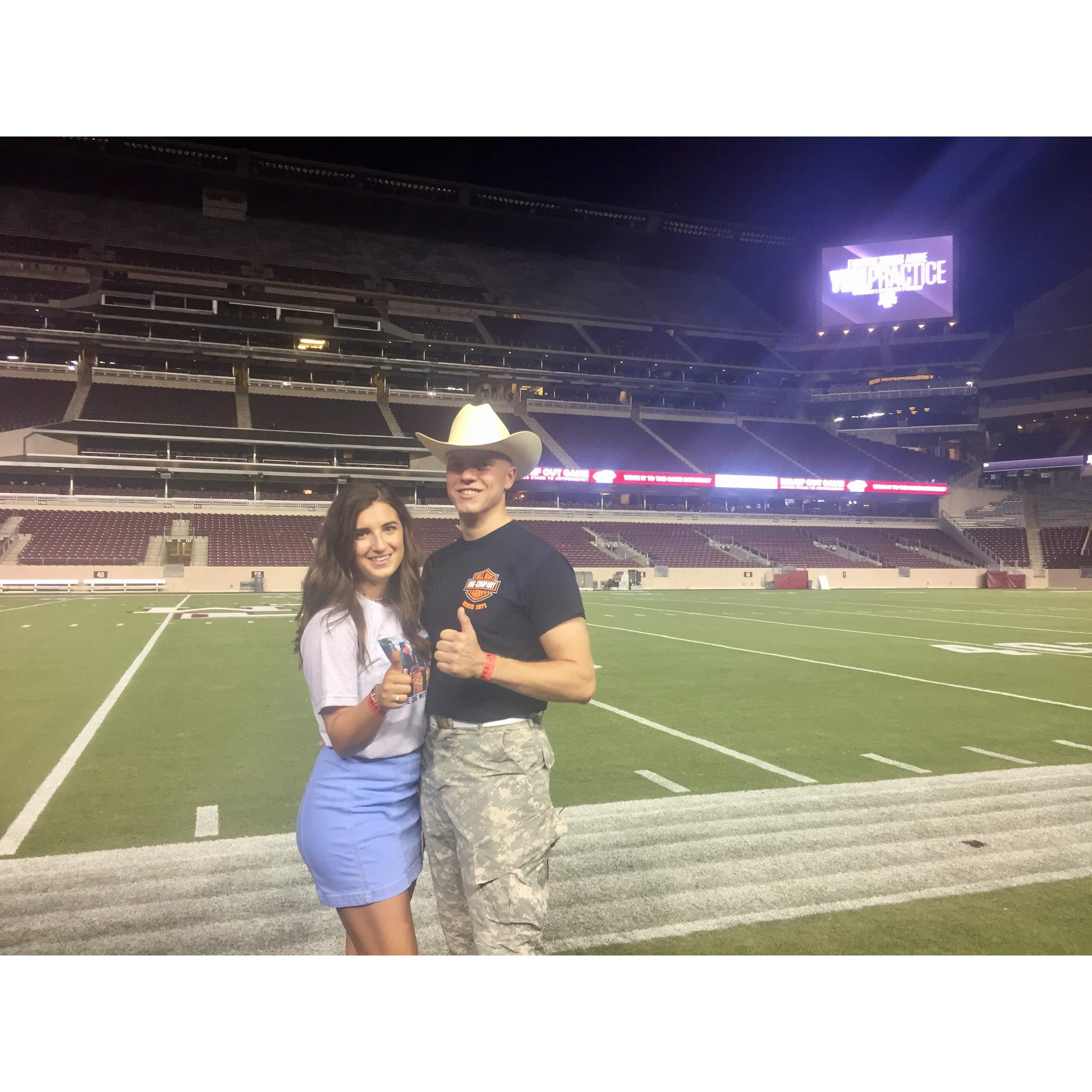 Jake and Lindsay's First Date to Midnight Yell 2017