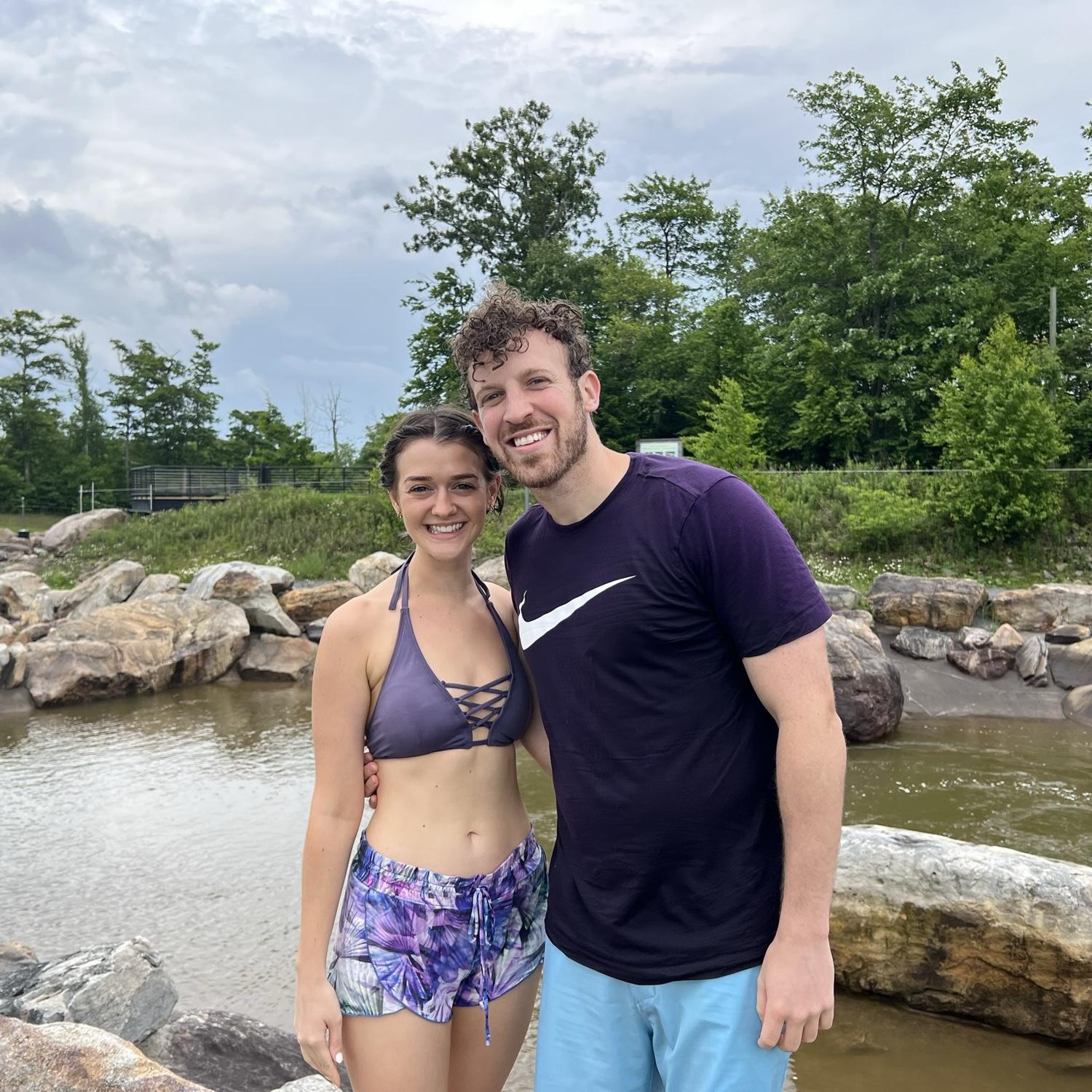 White water rafting in Deep Creek, MD, July, 2023.