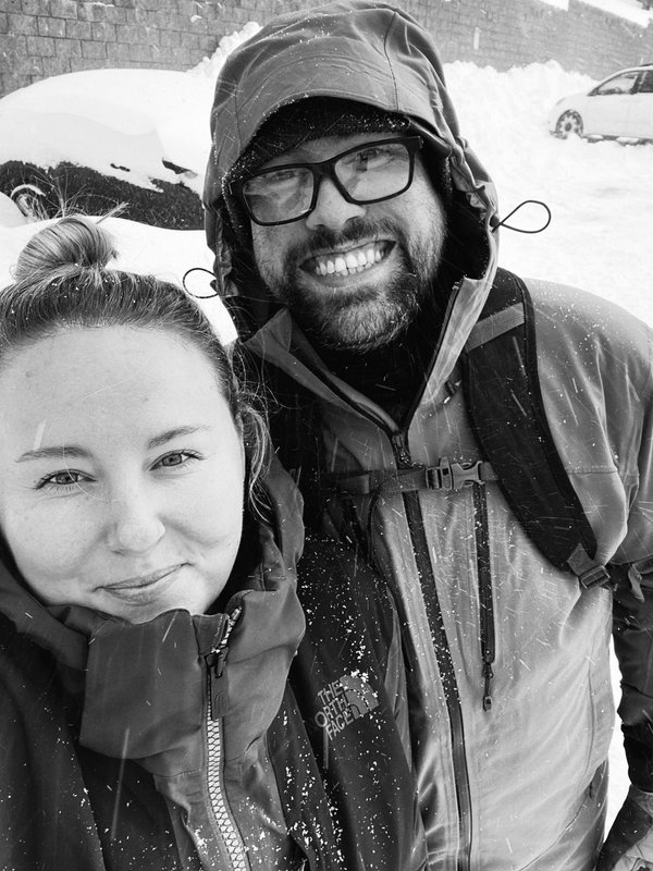 Snowy day in Lake Tahoe