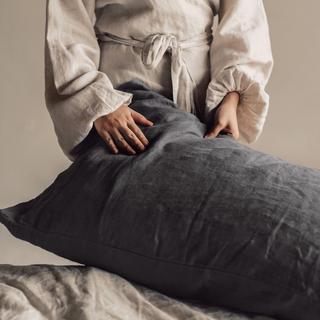 Stonewashed French Linen Pillowcase, Set of 2