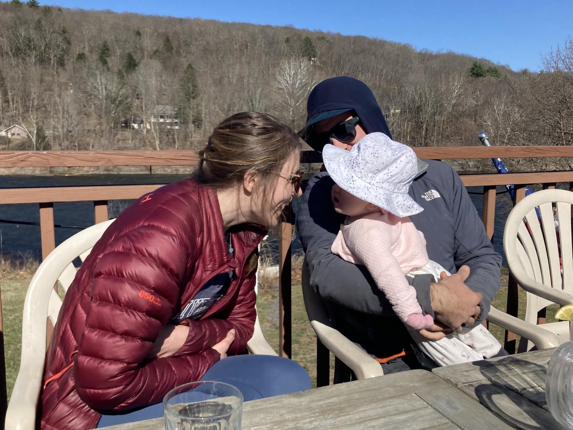 Meeting the sweetest baby niece