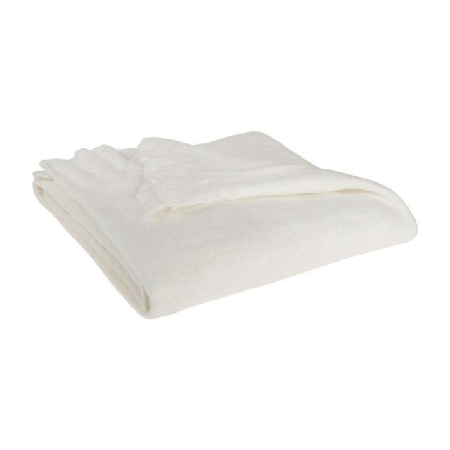 Nestwell™ Faux Mohair Throw Blanket in Coconut Milk