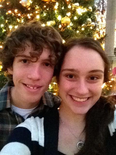 Christmastowne Busch Gardens 2014. 1st of annual Christmas tree pictures.