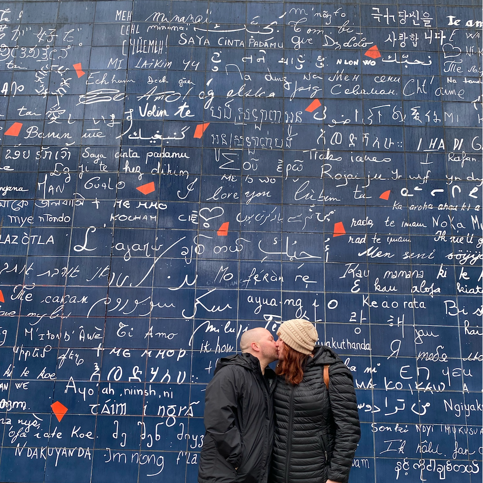 I love you wall. Montmartre, France.