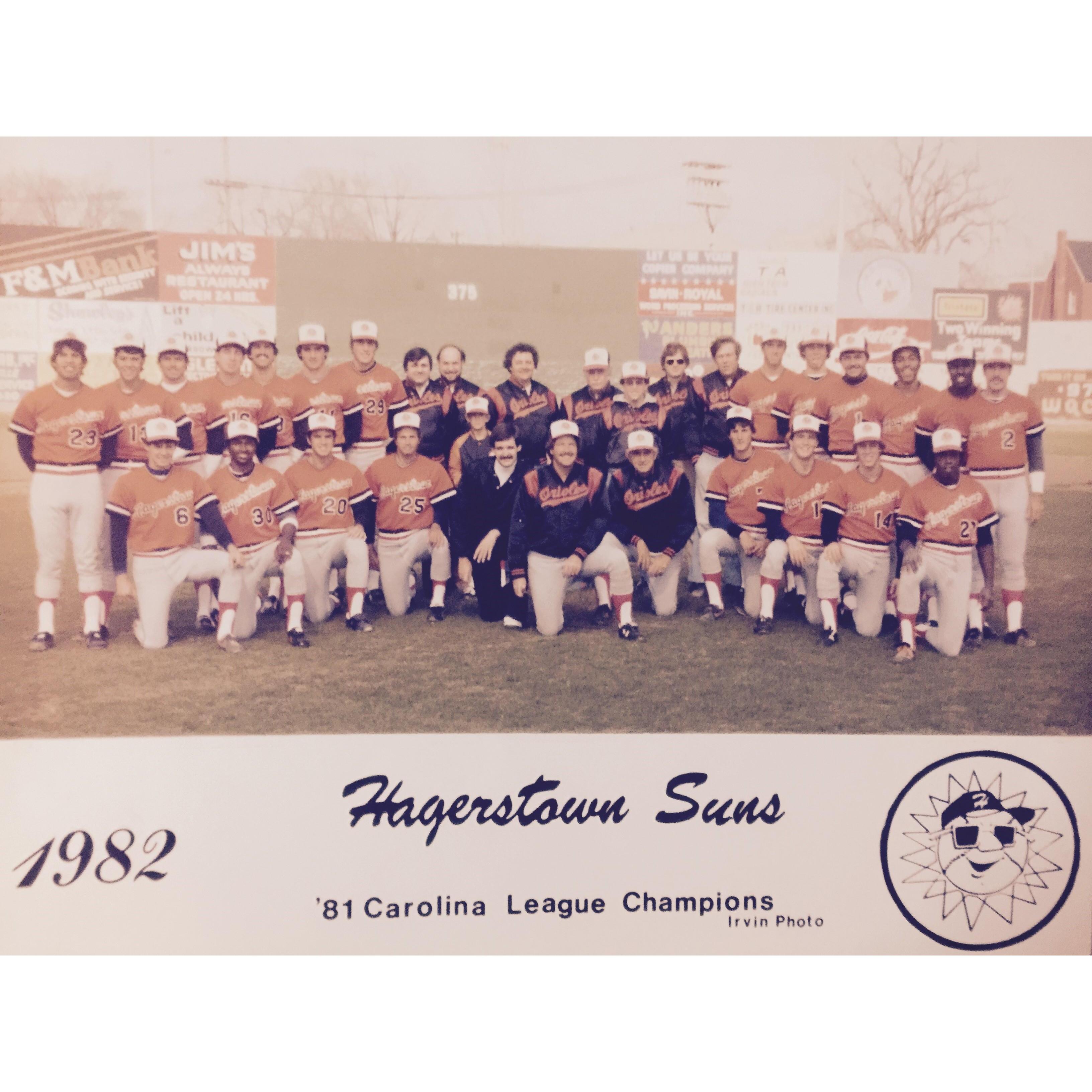 Hagerstown Suns 1982