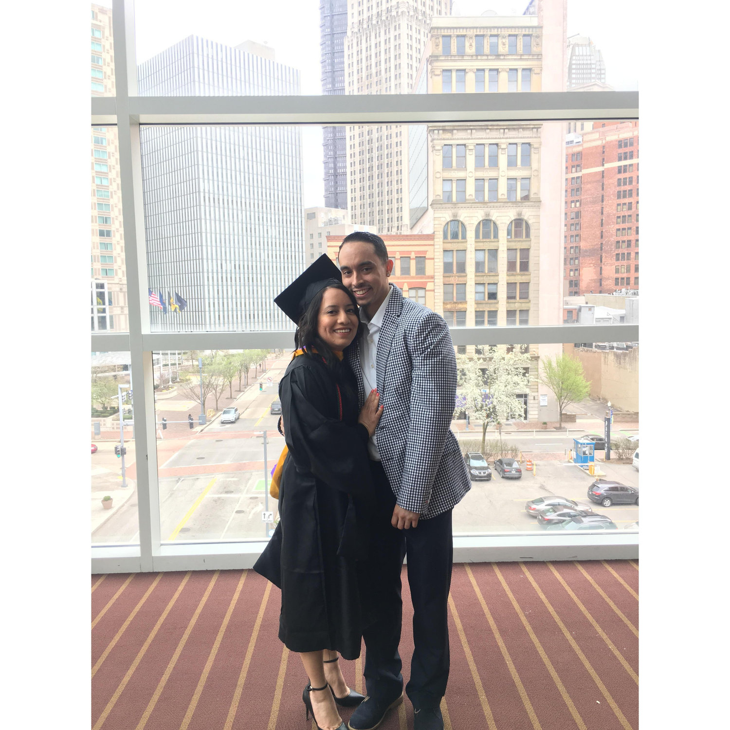 My graduation with my Master's degree.