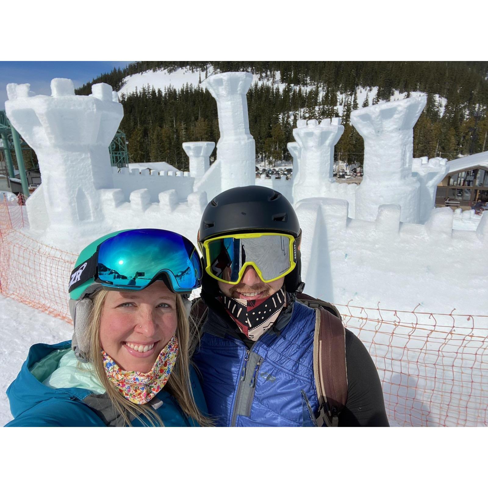Packwood ice sculpture