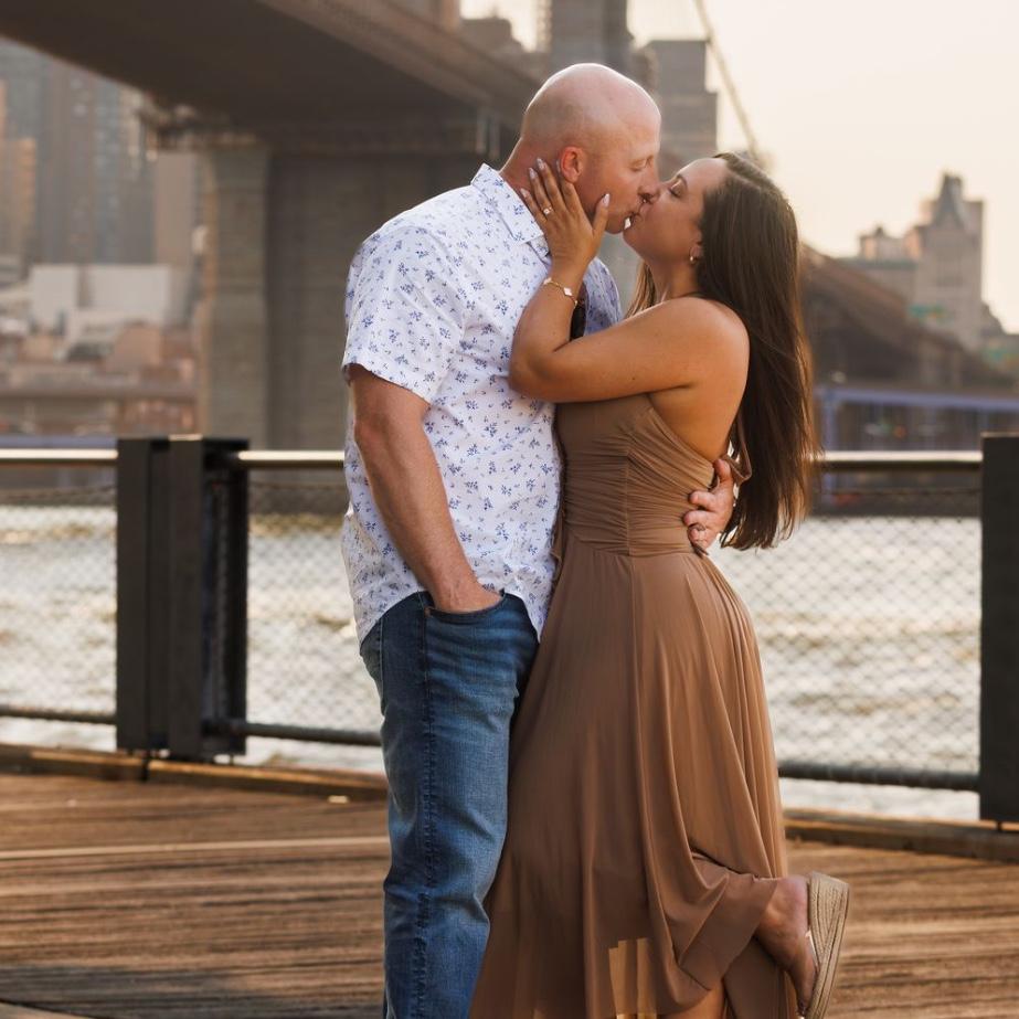 Pics from our first engagement shoot at the Brooklyn Bridge.