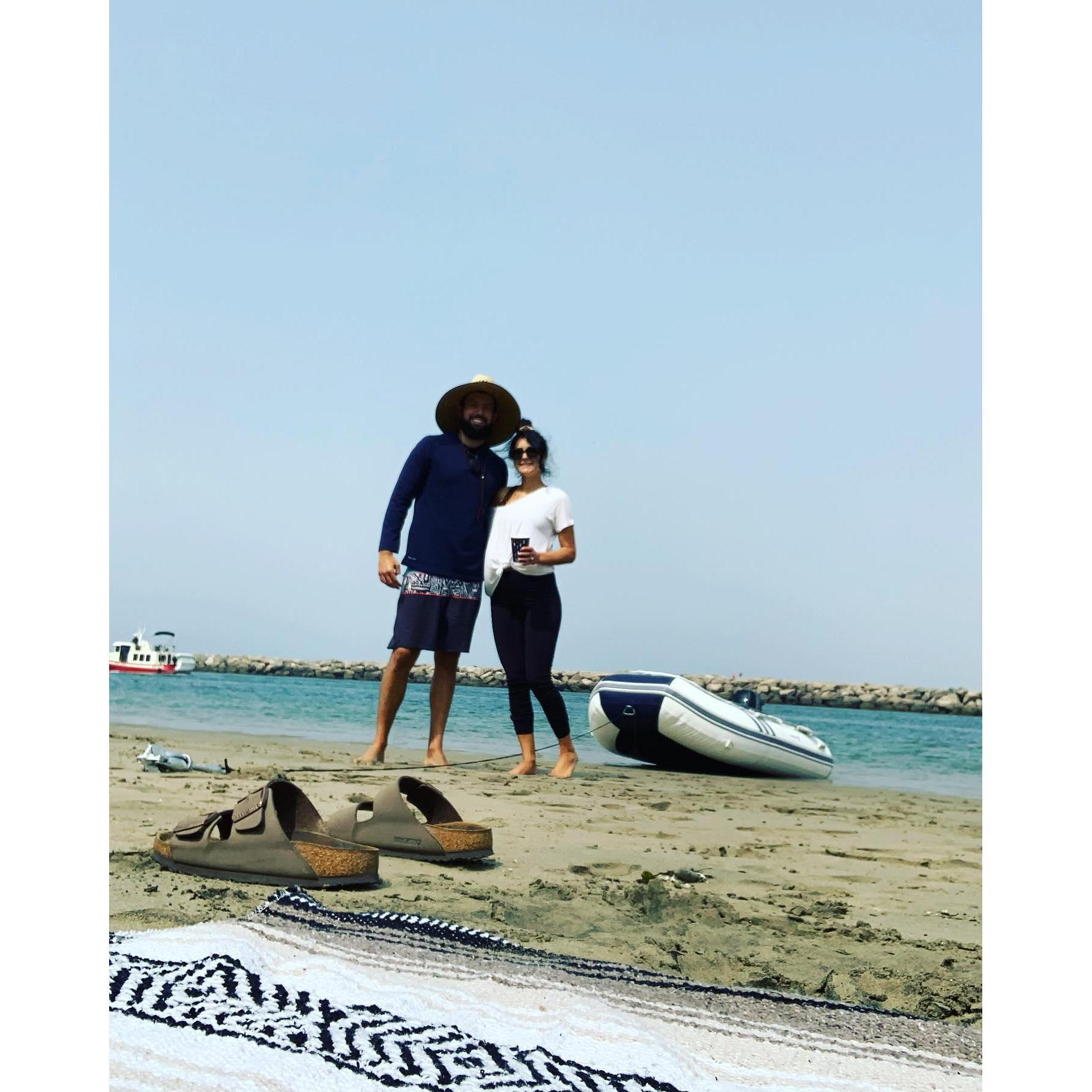 Landed lil yachty ...2020 Getting this little dinghy solved some covid boredom! 