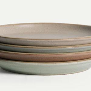 Harvest Dinner Plates Quartet - Multicolor