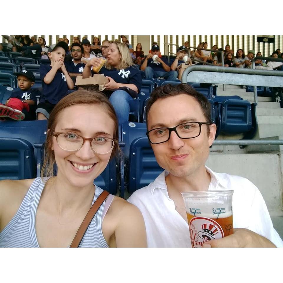 Sometimes Kirsten even pretends to like baseball to make Eric happy!