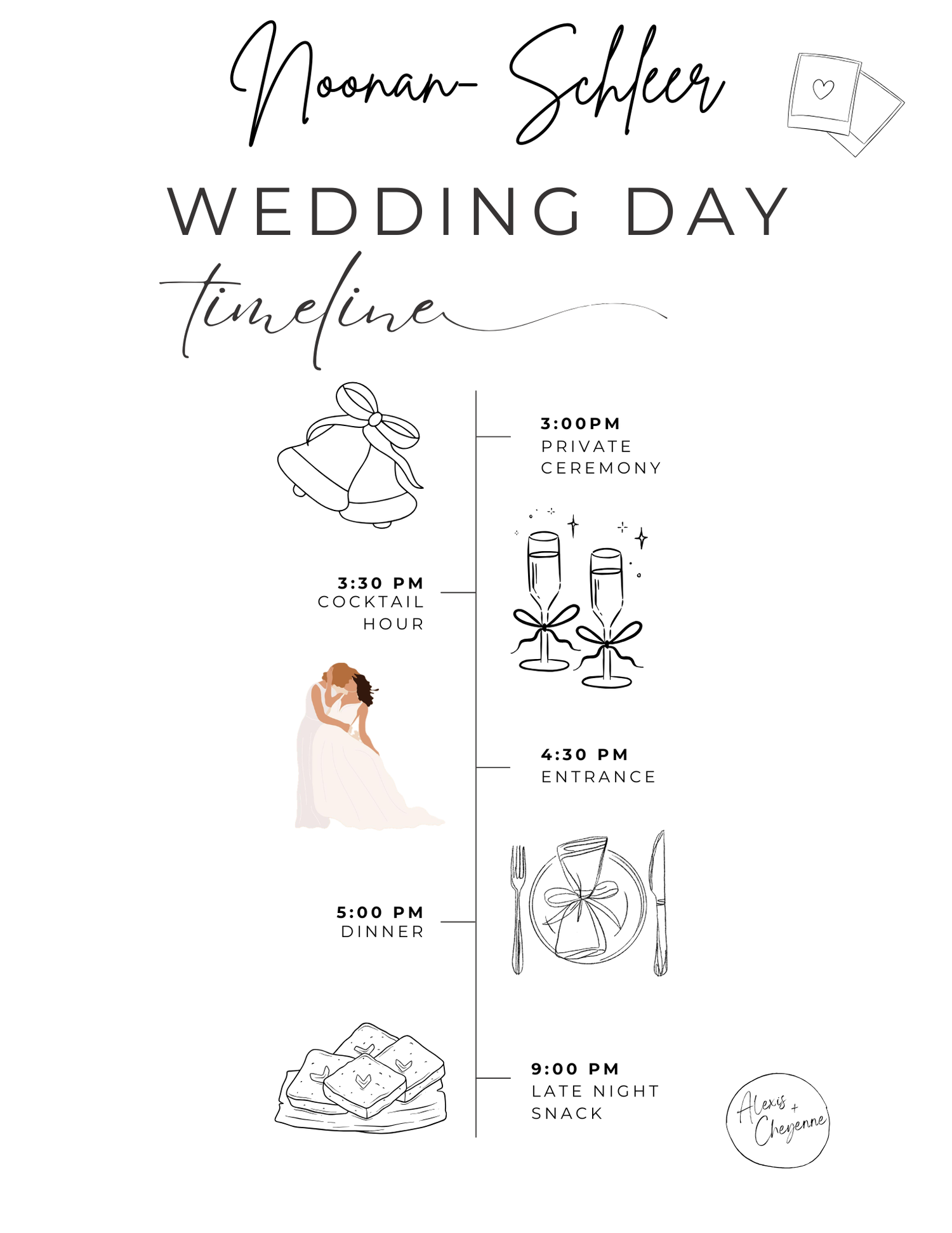 The Wedding Website of Cheyenne Noonan and Alexis Schleer