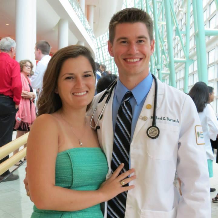 Mike’s White Coat Ceremony at Wright State University Medical School. Summer 2015