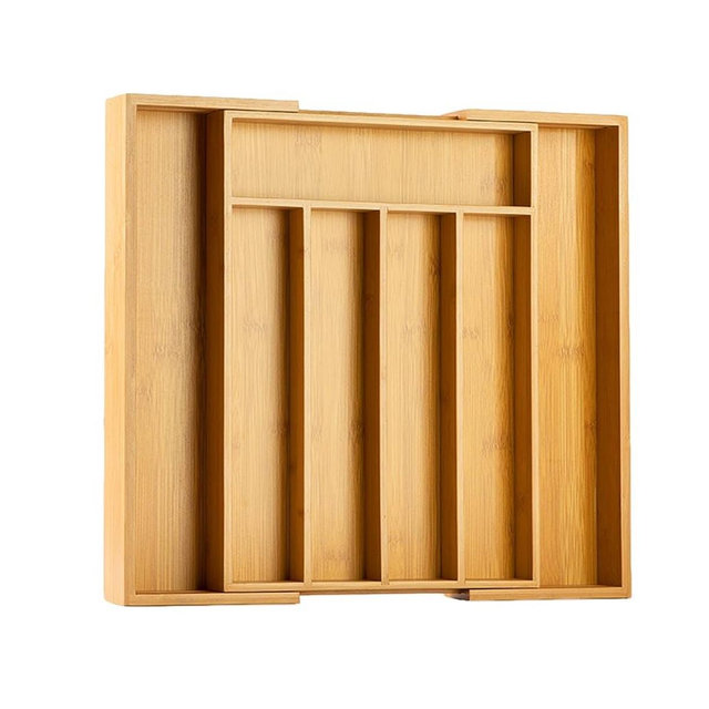 Expandable Bamboo Utensil Holder