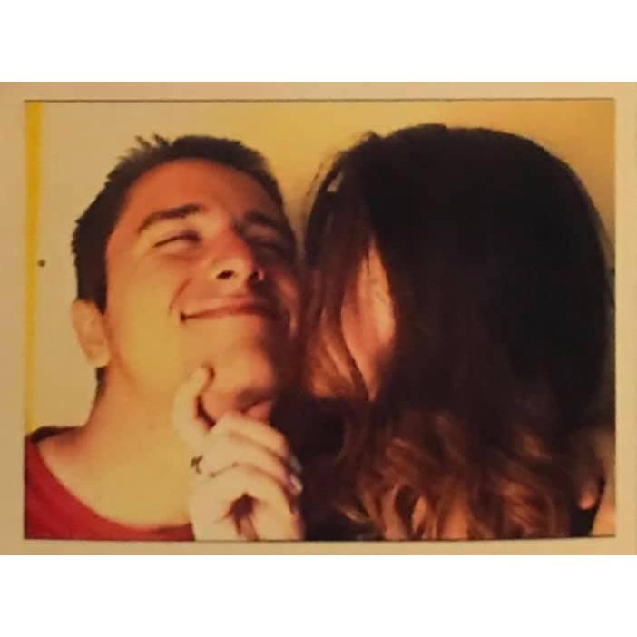 We were on our way out of the state fair when I made us turn around and go all the way back in to find a photobooth so here's my favorite photo from that.