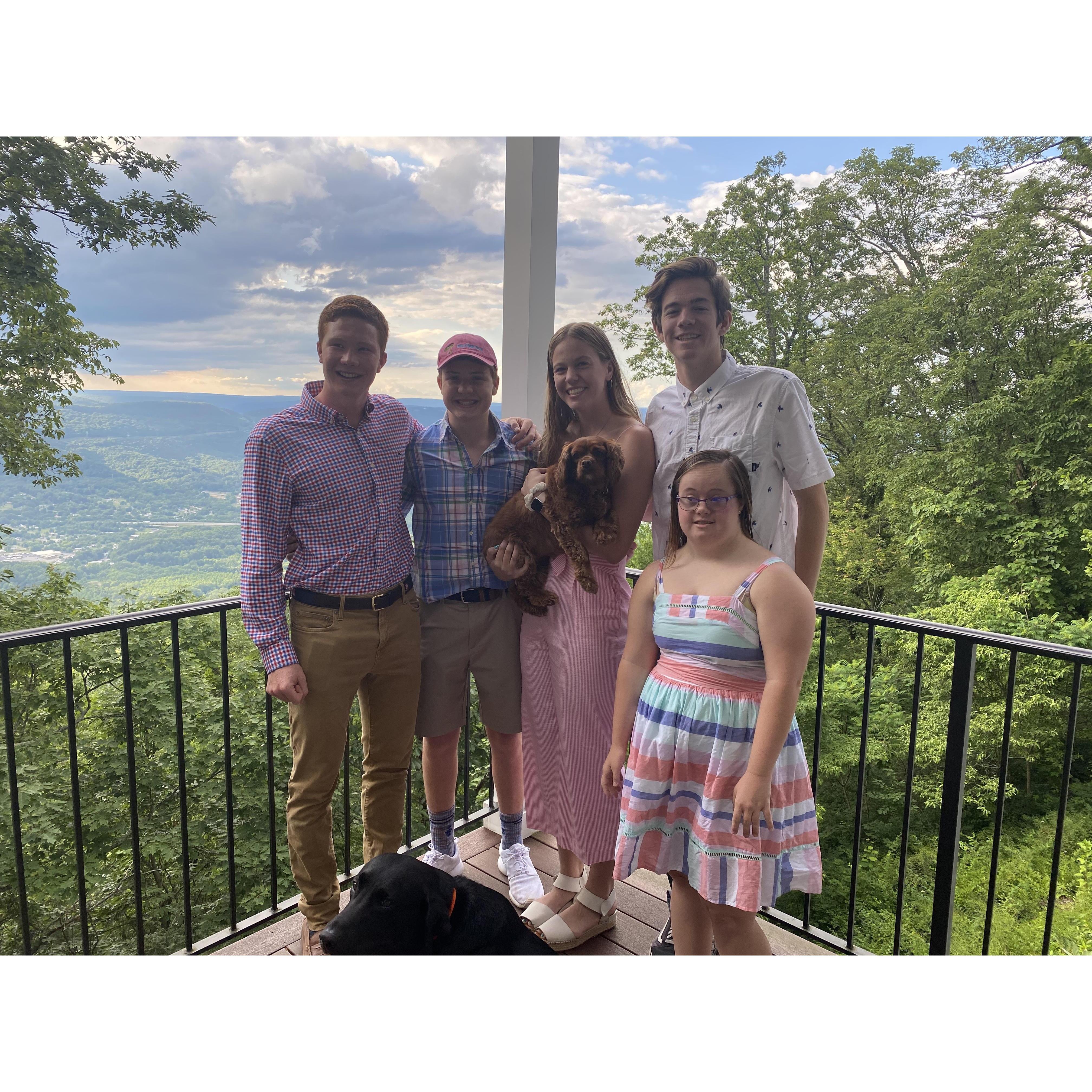 All of us siblings - our crew!