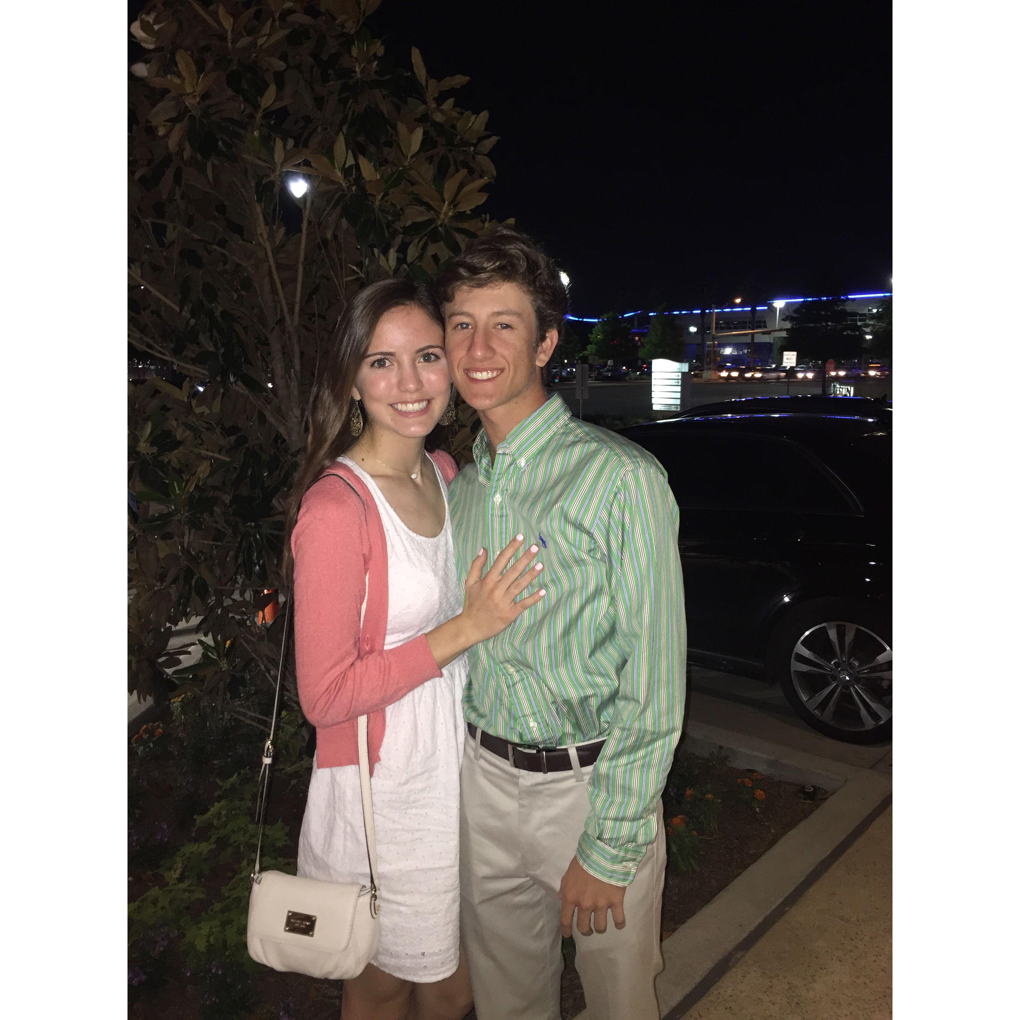 Dinner with Andrew's family - 2016