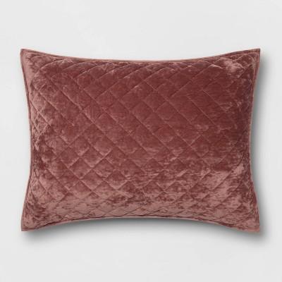 Diamond Stitch Velvet Pillow Sham - Threshold™